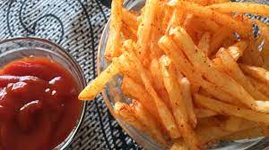 french fries using air fryer oil free