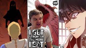 I get stronger the more i eat webtoon