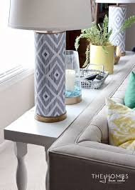 Make A Sofa Table In 10 Minutes Using