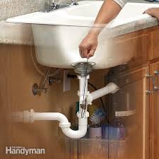 unclog a kitchen sink diy