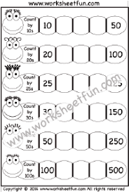 Skip Counting By 10 20 25 30 50 And 100 Worksheet