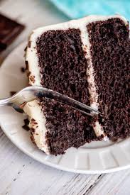 chocolate velvet cake with cream cheese