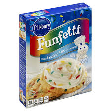 My kids made pillsbury traditional cookies almost all by themselves yesterday. Pillsbury Funfetti Sugar Cookie Mix With Candy Bits Shop Baking Mixes At H E B