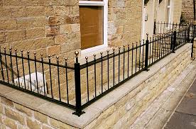 Wrought Iron Wall Top Garden Railings