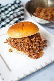 homemade sloppy joe sandwiches