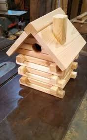 Cylender Decorative Wooden Bird House