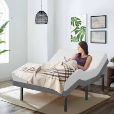 Renanim Smart Adjustable Bed Frame Twin