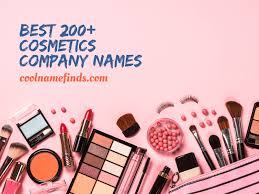 the 200 best cosmetic company names