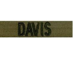 Galls Standard Embroidered Namestrip Unapplied