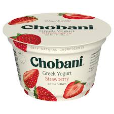 chobani greek yogurt with strawberry