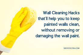 Painted Walls Clean Without Removing Paint