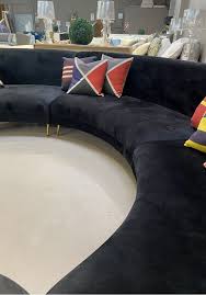 cal semi circle sofa fabric version