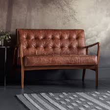 wigan 2 seater sofa vine brown