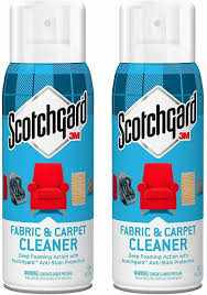 2 x scotchgard fabric carpet cleaner