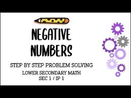 ip 1 mathematics negative numbers