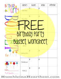 Birthday Party On A Small Budget