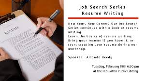 Job Search Series Resume Writing Hoopla