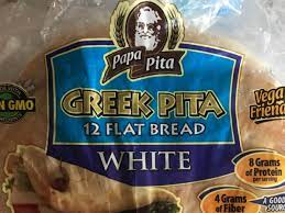 greek pita flat bread white nutrition