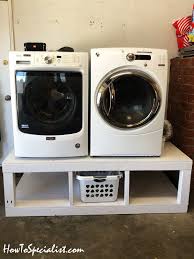 The inspiration for my pedestal was from a plan on ana white's site. Diy Washer Dryer Pedestal Howtospecialist How To Build Step By Step Diy Plans