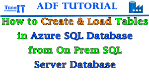 load tables in azure sql database