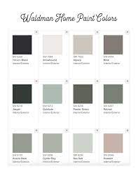 Home Paint Color Palette From Sherwin
