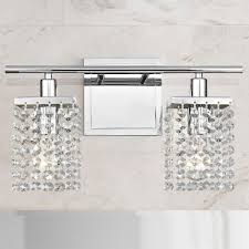2 Light Crystal Bathroom Vanity Light 2275 26 Destination Lighting