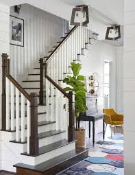 Shaheen khan | lows to luxe. 75 Beautiful Farmhouse Staircase Pictures Ideas July 2021 Houzz
