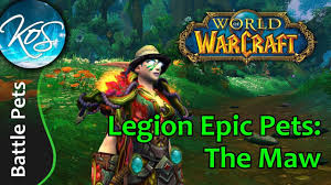 World Of Warcraft The Maw Legion Pet Battles Wow Battle Pet Strategy