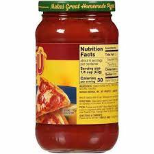 red ragu pizza sauce 397g packaging