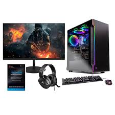 If you put together a rig yourself, you get complete control over which parts you want and how they all fit together. Rent To Own Skytech 24 Gaming Desktop Bundle With Total Defense Internet Security At Aaron S Today