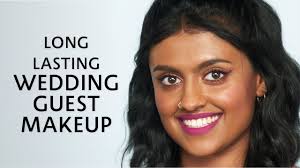 long lasting wedding guest makeup