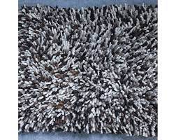 grey gy felted wool ball rug for