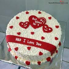 romantic birthday cake for lover