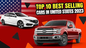 top 10 best selling cars in the united