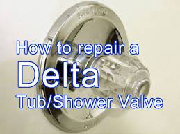 repair a delta tub shower valve