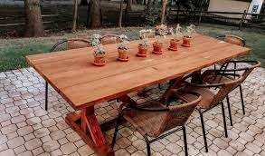 Diy Outdoor Farmhouse Table This