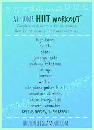 30 Min At Home Hiit Workout Hiit
