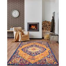 5x7 indoor living room area rug