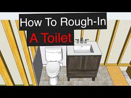 How To Rough In A Toilet With