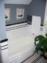 chris black and white bathroom remodel