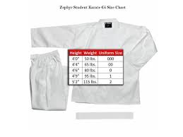 Zephyr Martial Arts Karate Gi Student Uniform With Belt White 0 Newegg Com