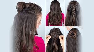 easy hairstyle tutorial triple twist