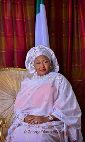 portrait of the first lady aisha buhari