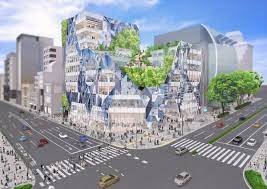 原宿・神宮前交差点に22年竣工の新施設 外観デザインを発表 - WWDJAPAN