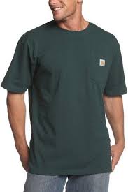 Carhartt Mens Workwear Pocket T Shirt Hunter Impulse