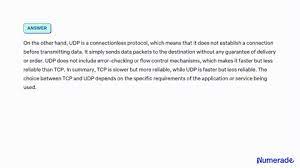 between tcp and udp packets