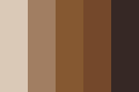 Natural Browns Color Palette Brown