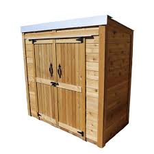 3 ft d cedar wood gardensaver shed