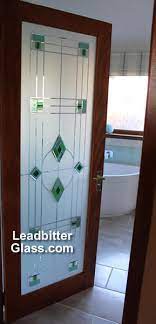 Etched Bathroom Door Glass Aberdeen