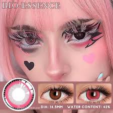 beauty makeup anime lenses pink